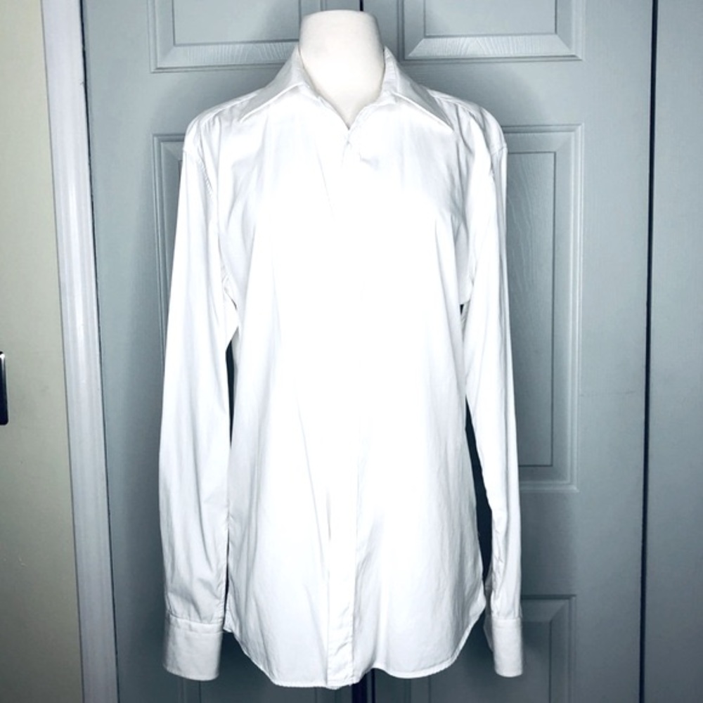Gucci Men’s Boyfriend Button Down Dress Shirt White Size 40 15 1/2